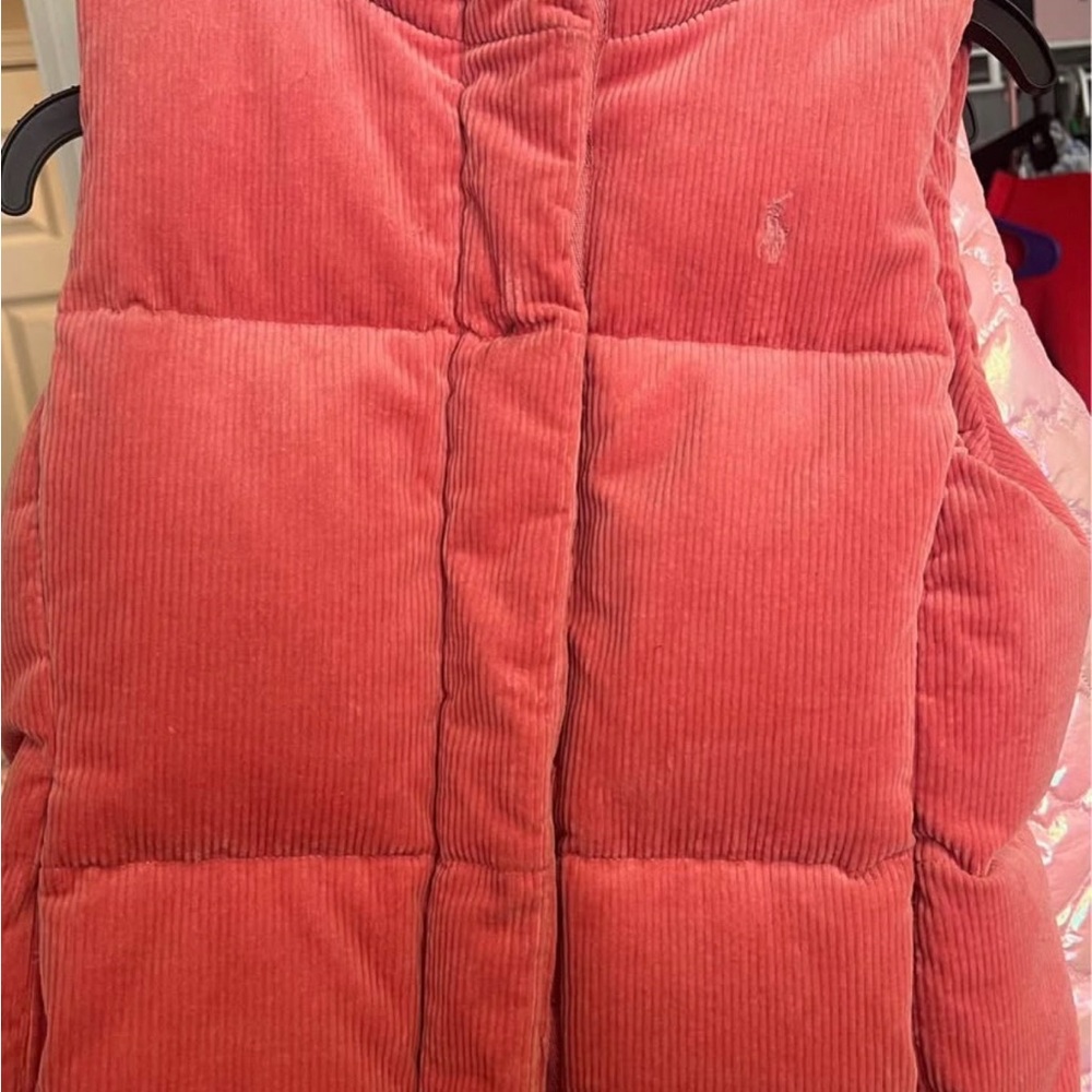 Polo by Ralph Lauren Pink Corduroy Vest